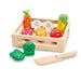 Wooden Slice & Play Veggie Crate - Saltire Games