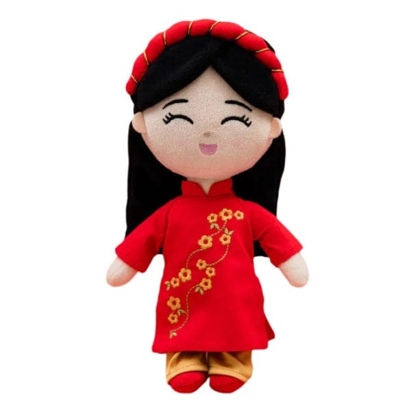 Toys - Plush Joeydolls Vietnamese 'Hoa' Cultural Mini Doll
