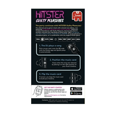 Hitster Guilty Pleasures - Saltire Games