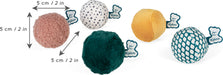 Sensory soft balls set for baby (5 pieces) - Saltire Games