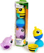 Tube Of Educational Beads  2 Animal Beads Purple  6 Pcs - Saltire Games
