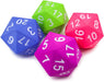 Dice Kess Purple Giant Foam D20