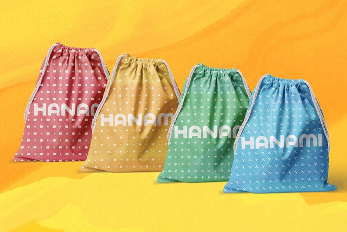 Board Games - Accessories Keymaster Games Hanami Bento Bags (set of 4)