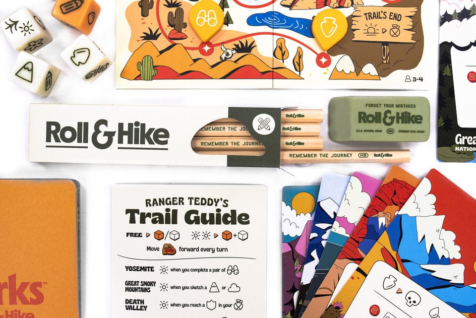 Board Games Keymaster Games Parks: Roll & Hike