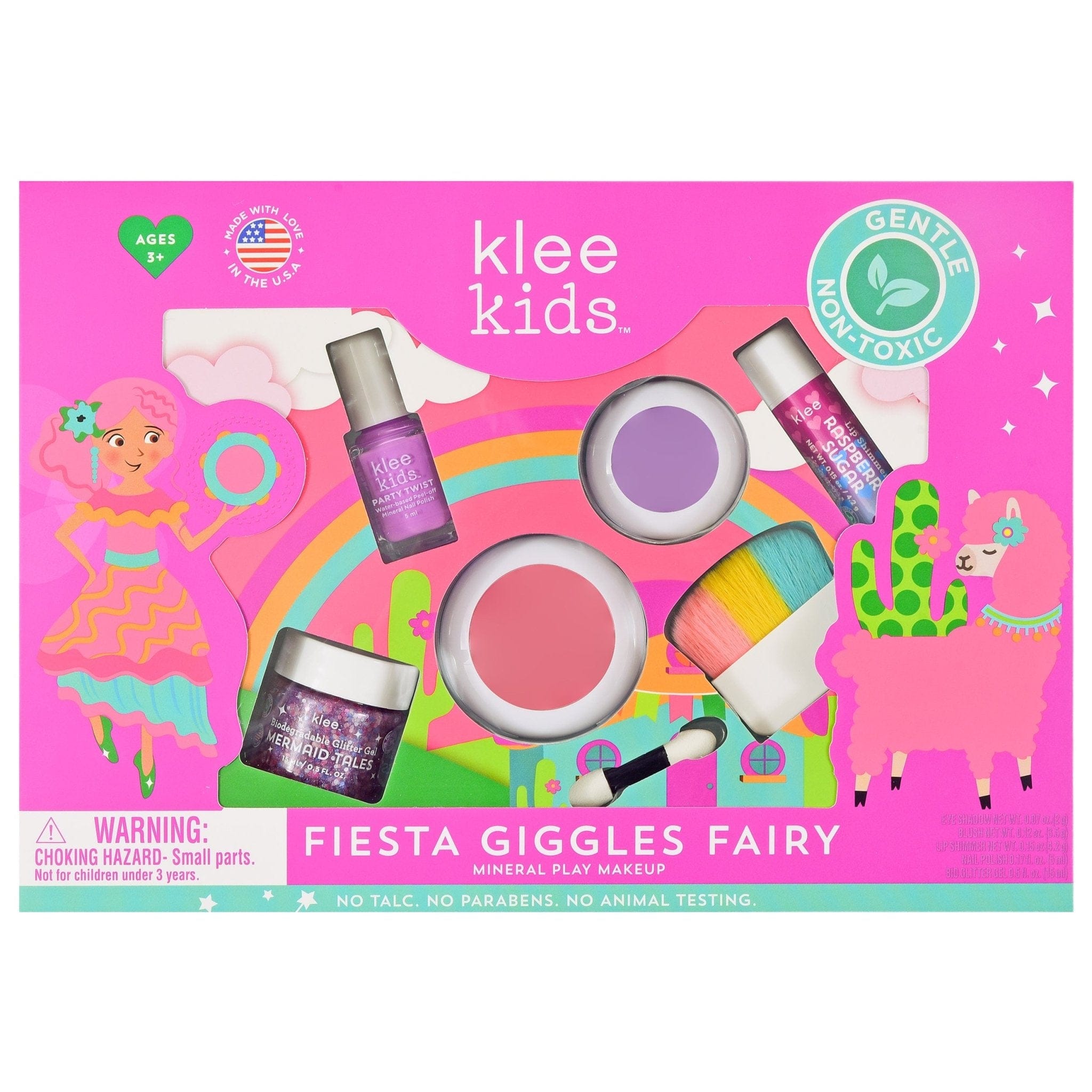 Fiesta Giggles Fairy - Klee Kids Mineral Play Makeup Kit - Saltire Games