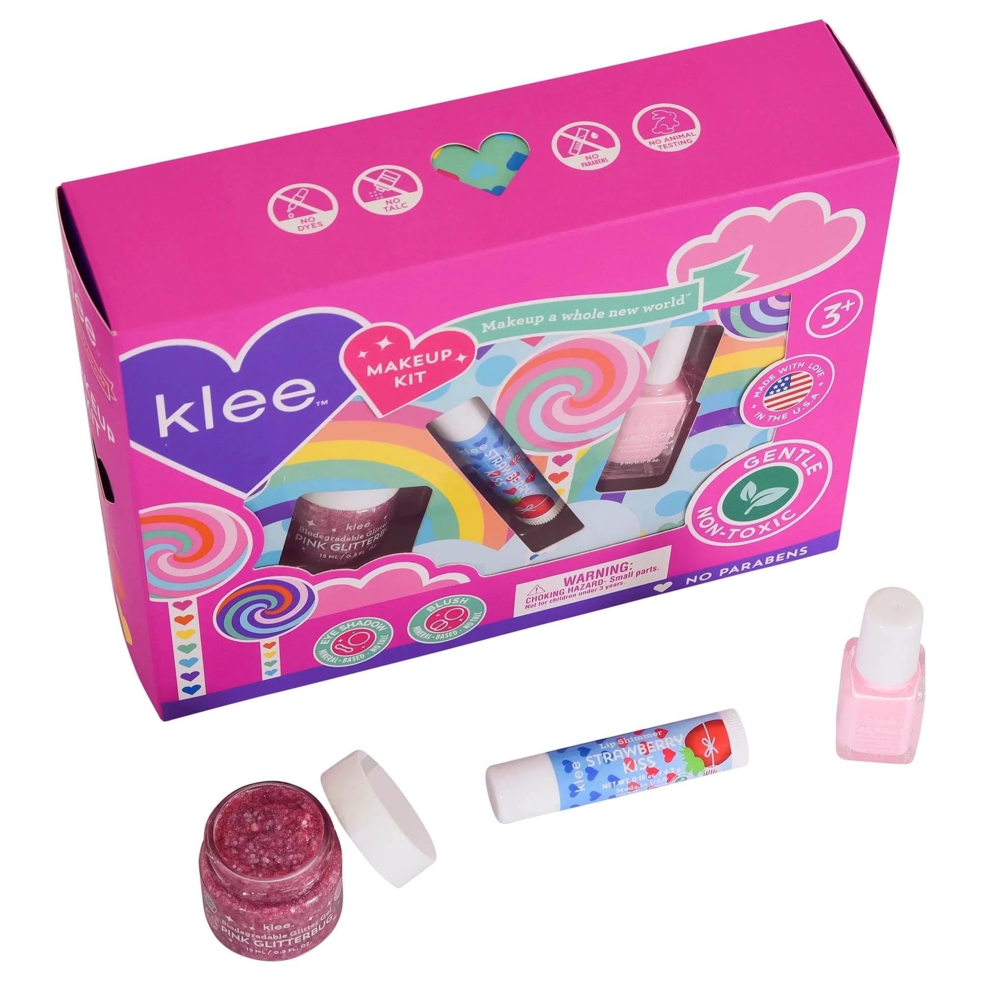 Spinning Pink Makeup Kit with Bioglitter - Saltire Games
