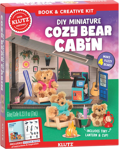 DIY Miniature Cozy Bear Cabin - Saltire Games