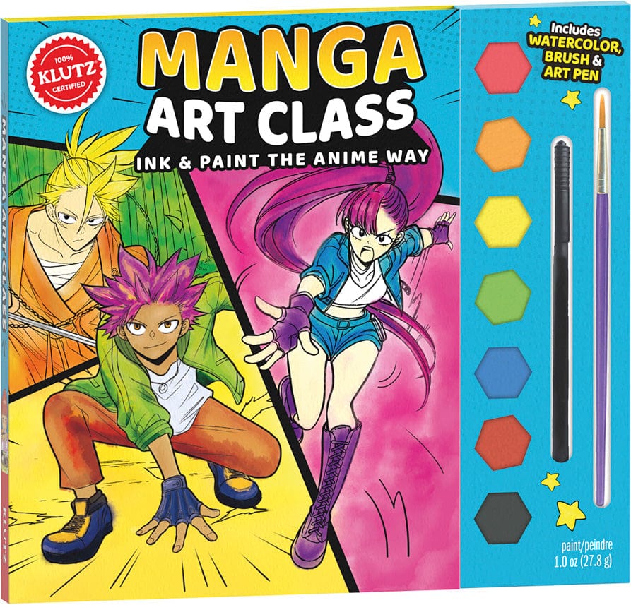 Manga Art Class Ink & Paint The Anime Way - Saltire Games