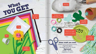 Toys - Arts & Crafts - Kits Klutz Sew Mini Gardens