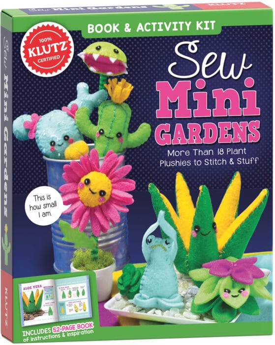 Toys - Arts & Crafts - Kits Klutz Sew Mini Gardens