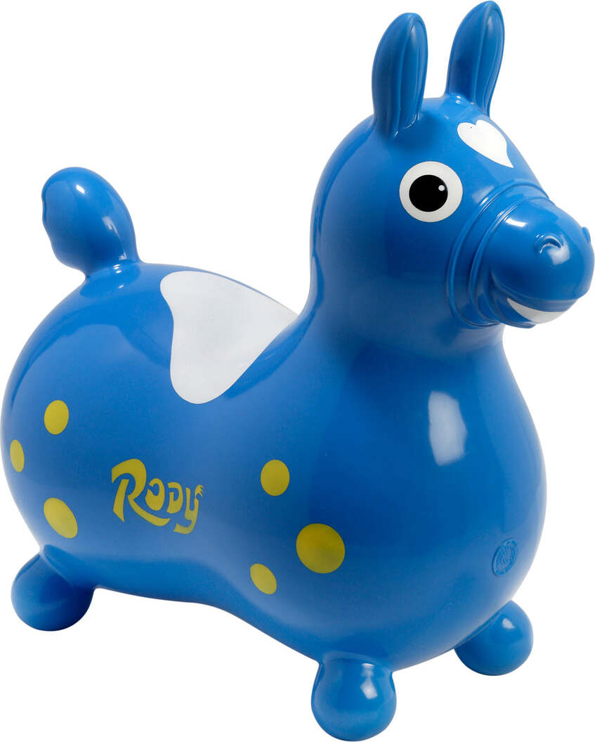 Rody Horse Blue W/Pump - Saltire Games