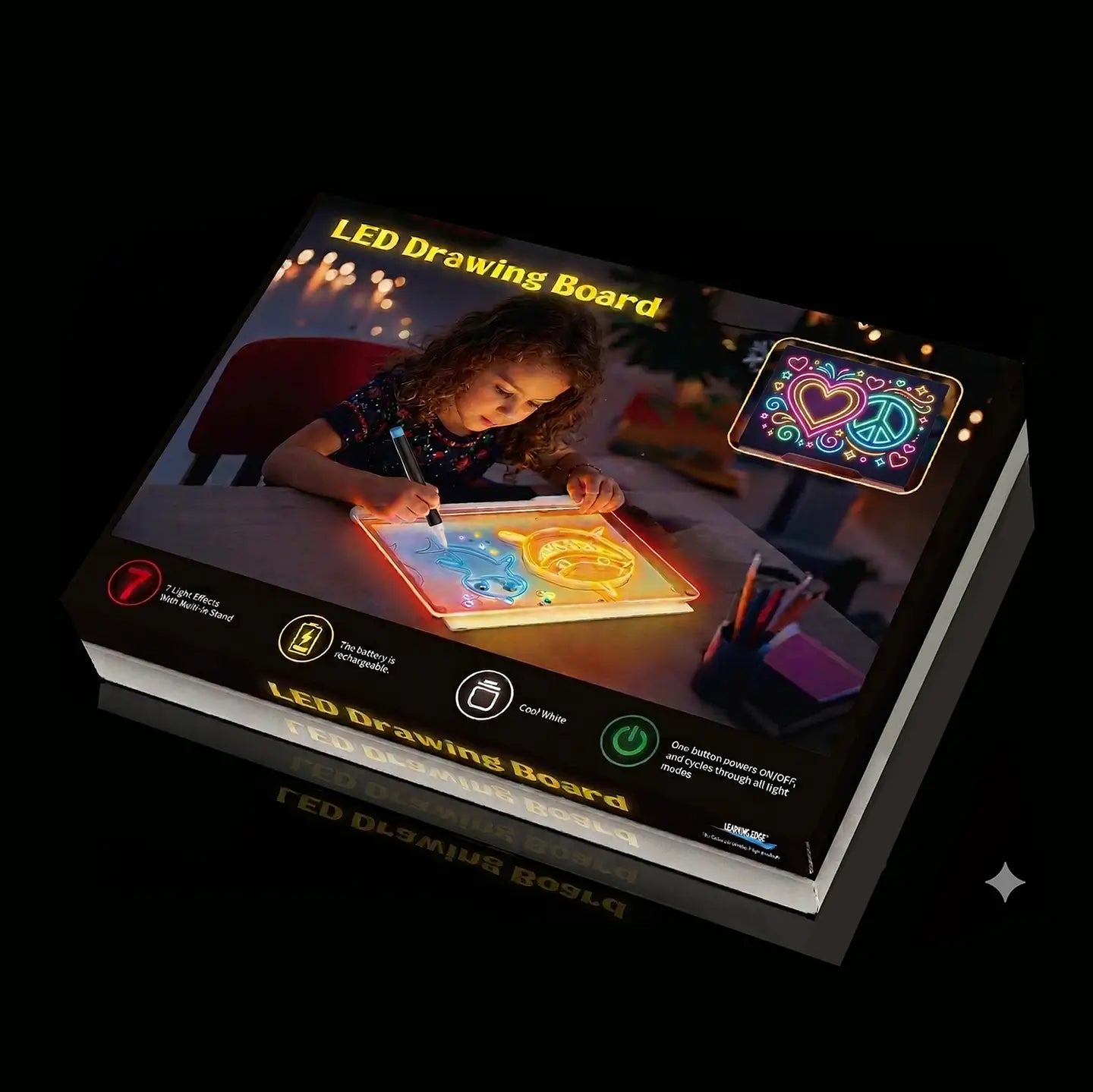 Toys - Arts & Crafts Leading Edge Novelty LED Drawing Board