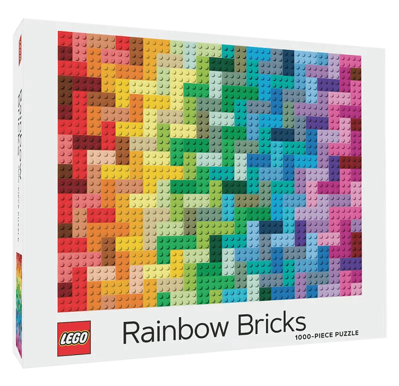 Rainbow Bricks 1,000-Piece Puzzle - Saltire Games