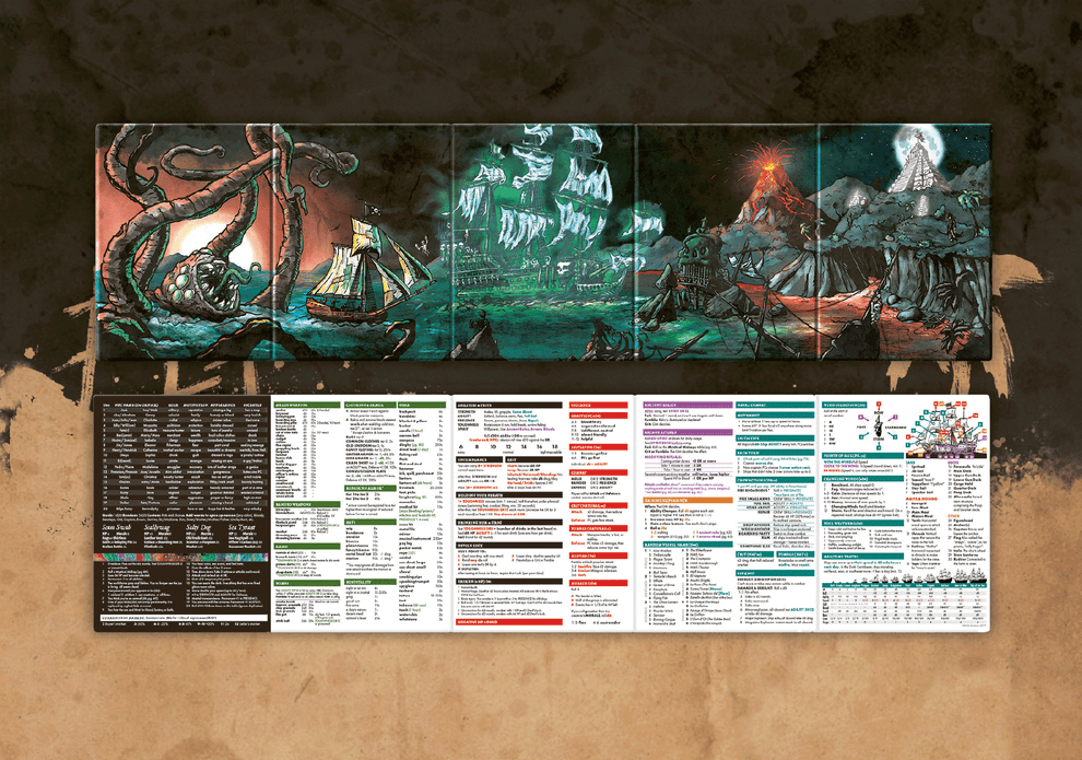 Pirate Borg GM Screen - Saltire Games