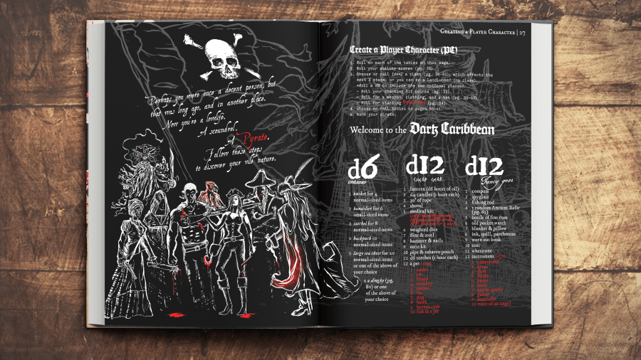 Pirate Borg Player's Guidebook - Saltire Games