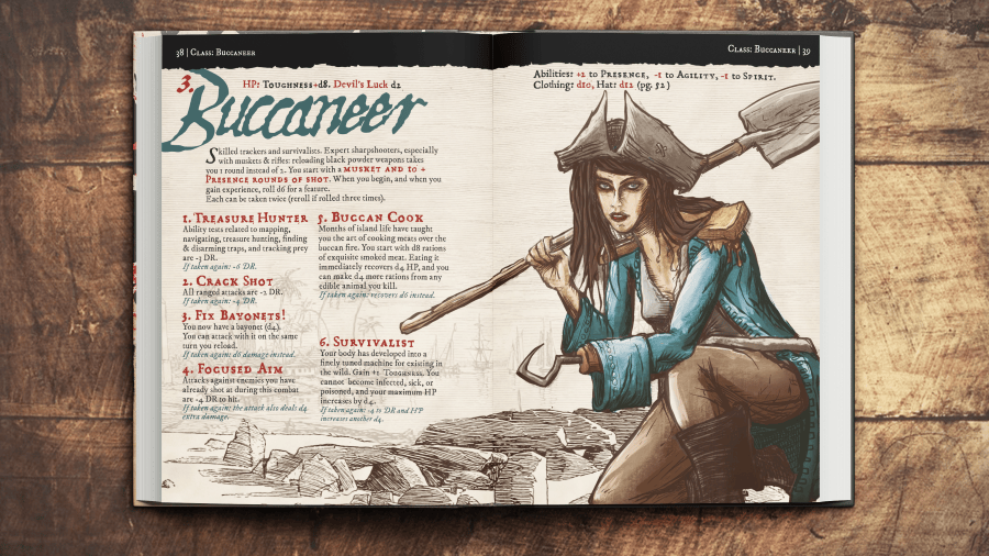 Pirate Borg Player's Guidebook - Saltire Games
