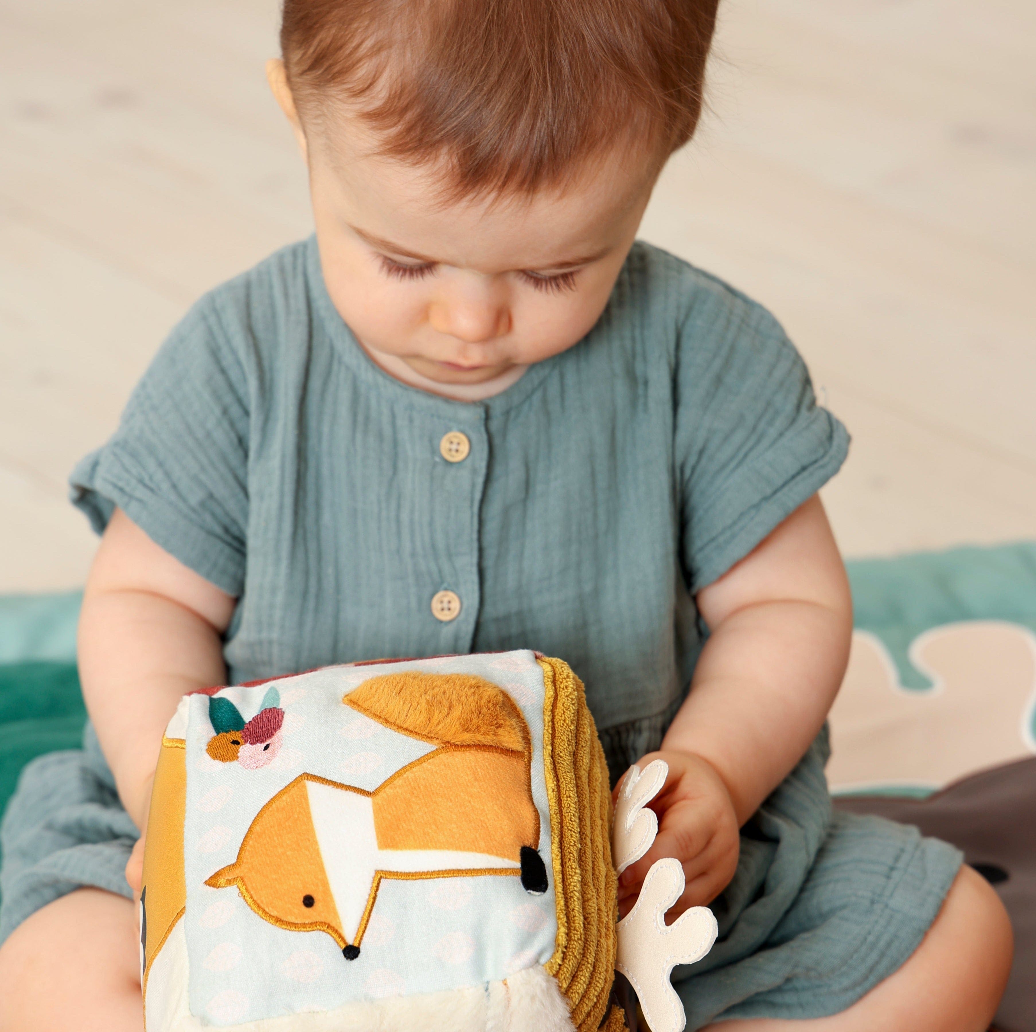 Soft Activity Cube - Forest - Saltire Games