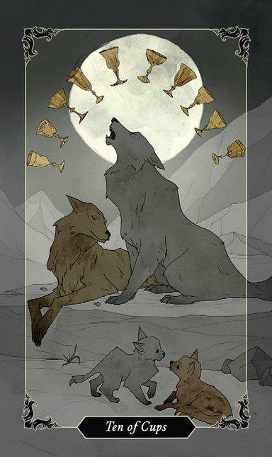 Novelty - Tarot Llewellyn Worldwide Dark Wood Tarot Mini Deck