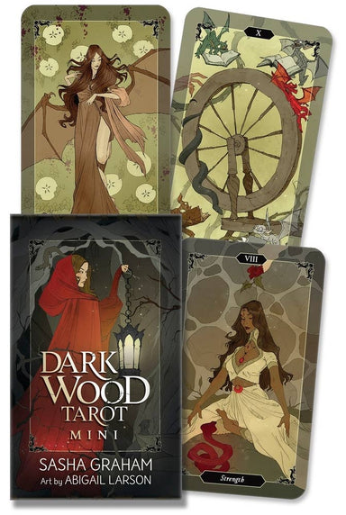 Novelty - Tarot Llewellyn Worldwide Dark Wood Tarot Mini Deck
