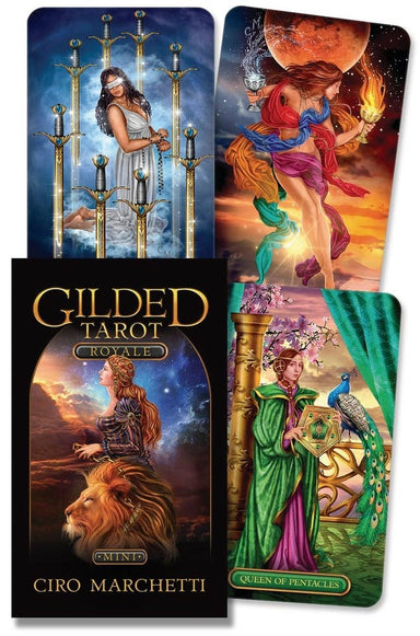 Novelty - Tarot Llewellyn Worldwide Gilded Tarot Royale Mini