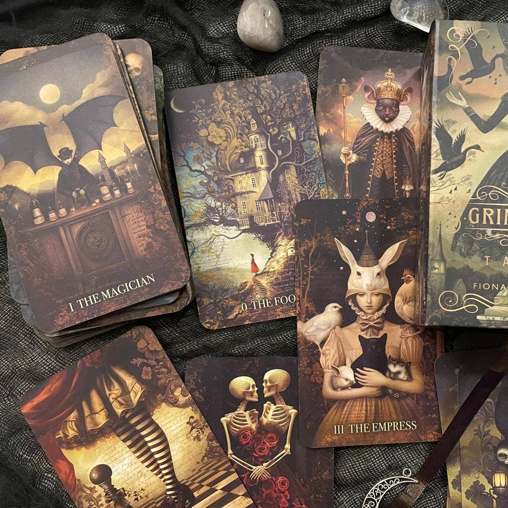 Novelty - Tarot Llewellyn Worldwide Grim Tales Tarot Kit: A Gothic Fairytale Tarot Deck