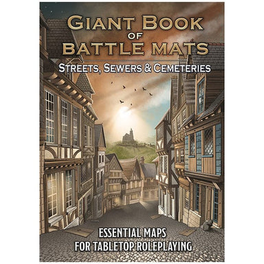 Battle Mat: Big Book of Battle Mats: Streets, Sewers & Cemeteries - Saltire Games