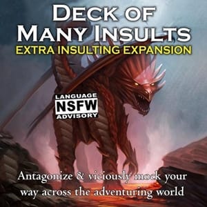 Role Playing Games - Accessories Loke Battle Mats Deck of Many Insults: Extra Insulting Expansion