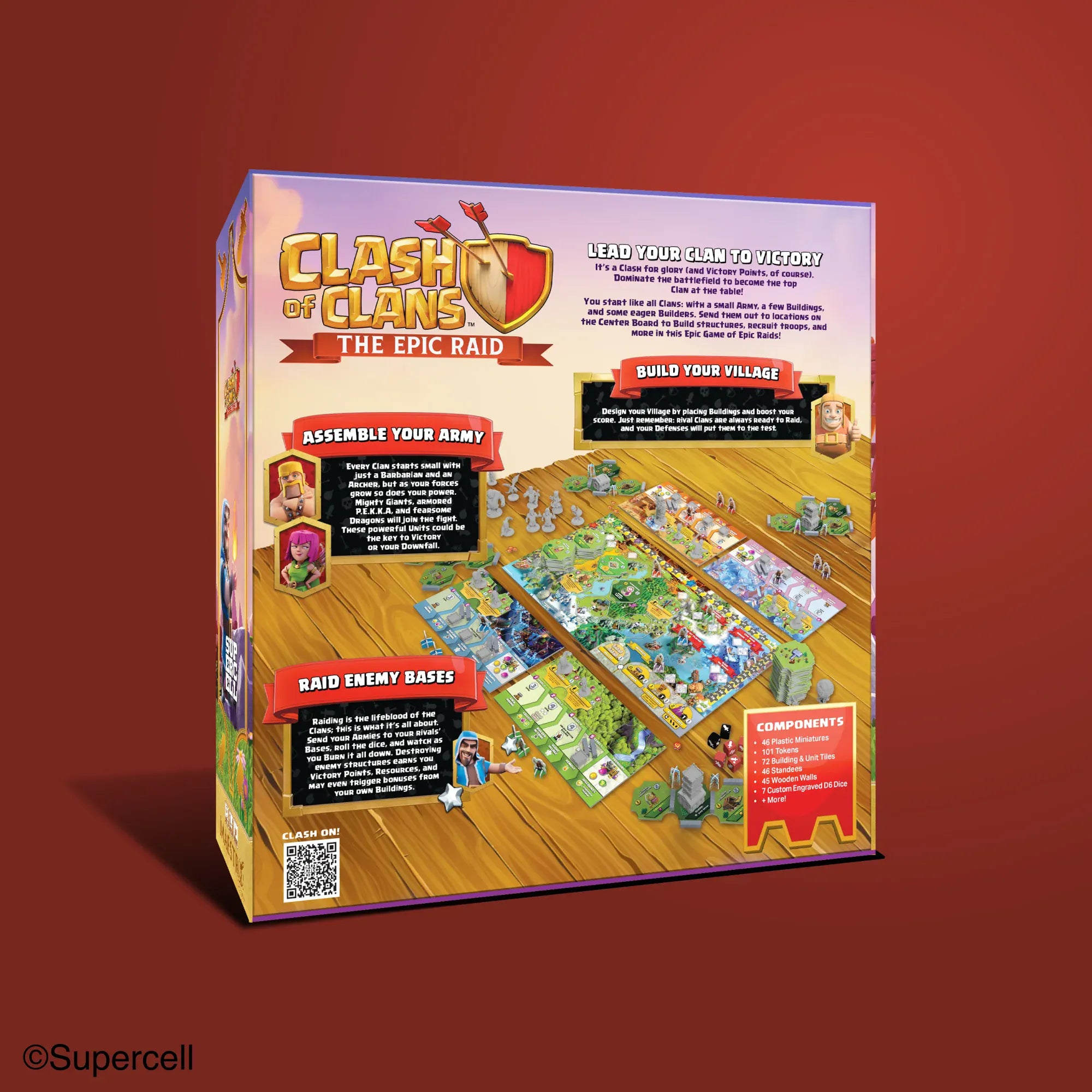 Board Games Maestro Media Clash of Clans: The Epic Raid - Core Edition