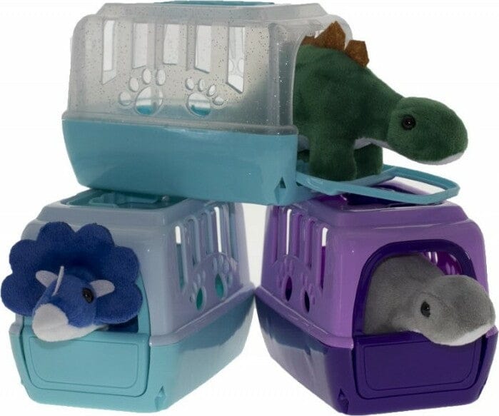 5" Plush Dino With Carry Case (assorted) - Saltire Games