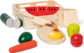 Wooden Cutting Food Toy Set - Saltire Games