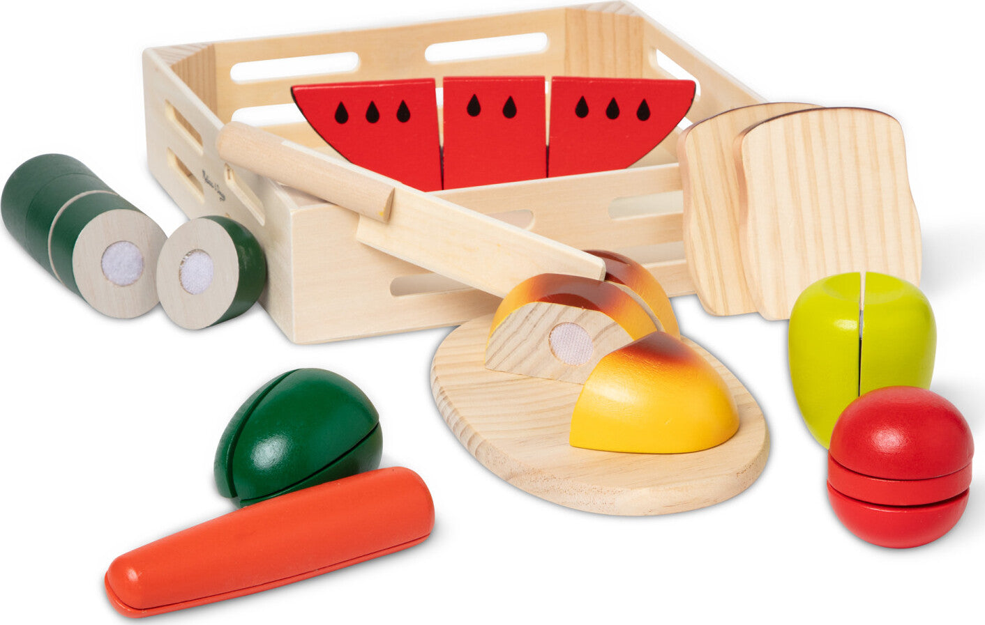 Wooden Cutting Food Toy Set - Saltire Games