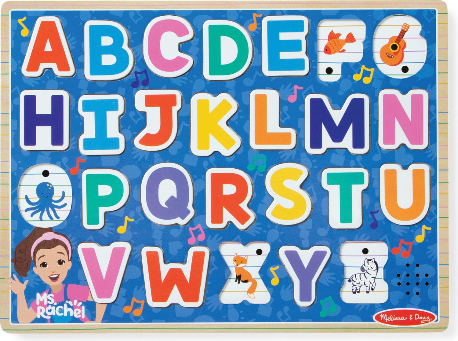 Toys - Infant Melissa & Doug Ms. Rachel™ Wooden Phonics Alphabet Sound Puzzle - 26 Pieces