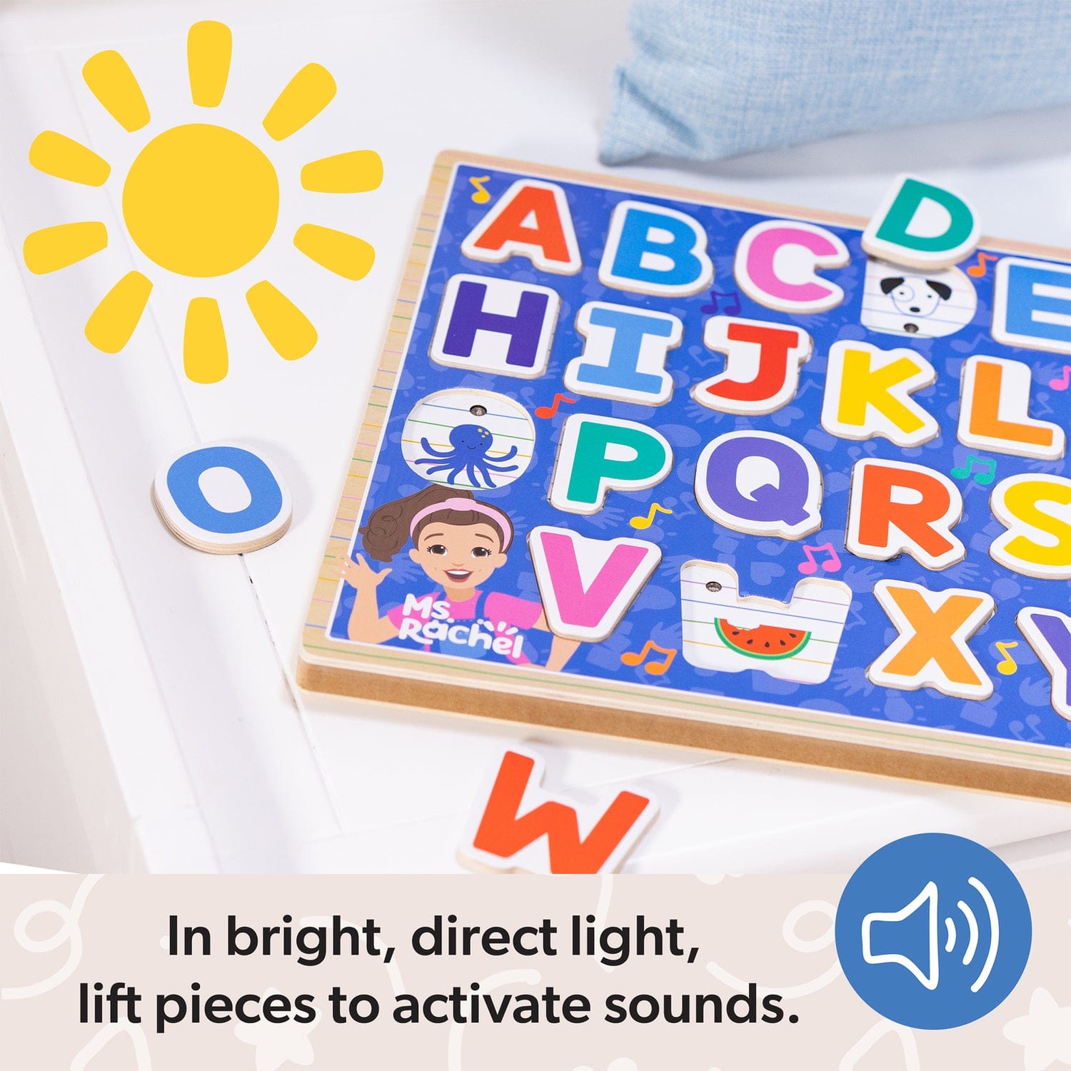 Toys - Infant Melissa & Doug Ms. Rachel™ Wooden Phonics Alphabet Sound Puzzle - 26 Pieces