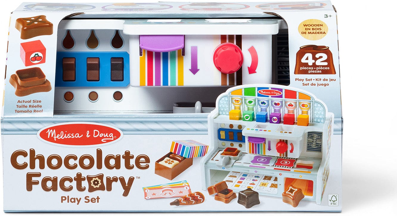 Wooden Chocolate Factory Play Set - Saltire Games