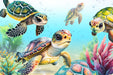 Flippin Awesome Sea Turtles - Marine Life - Saltire Games
