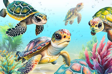 Flippin Awesome Sea Turtles - Marine Life - Saltire Games