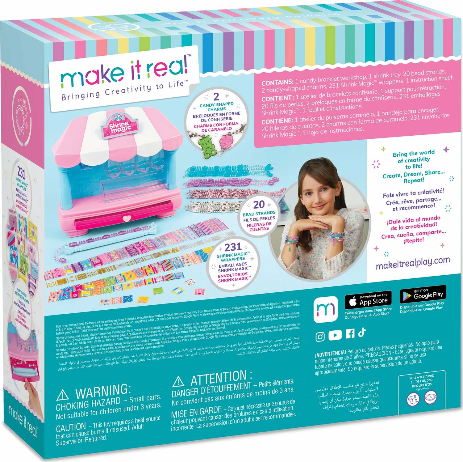 Shrink Magic Candy Shop Bracelet Kit - Saltire Games