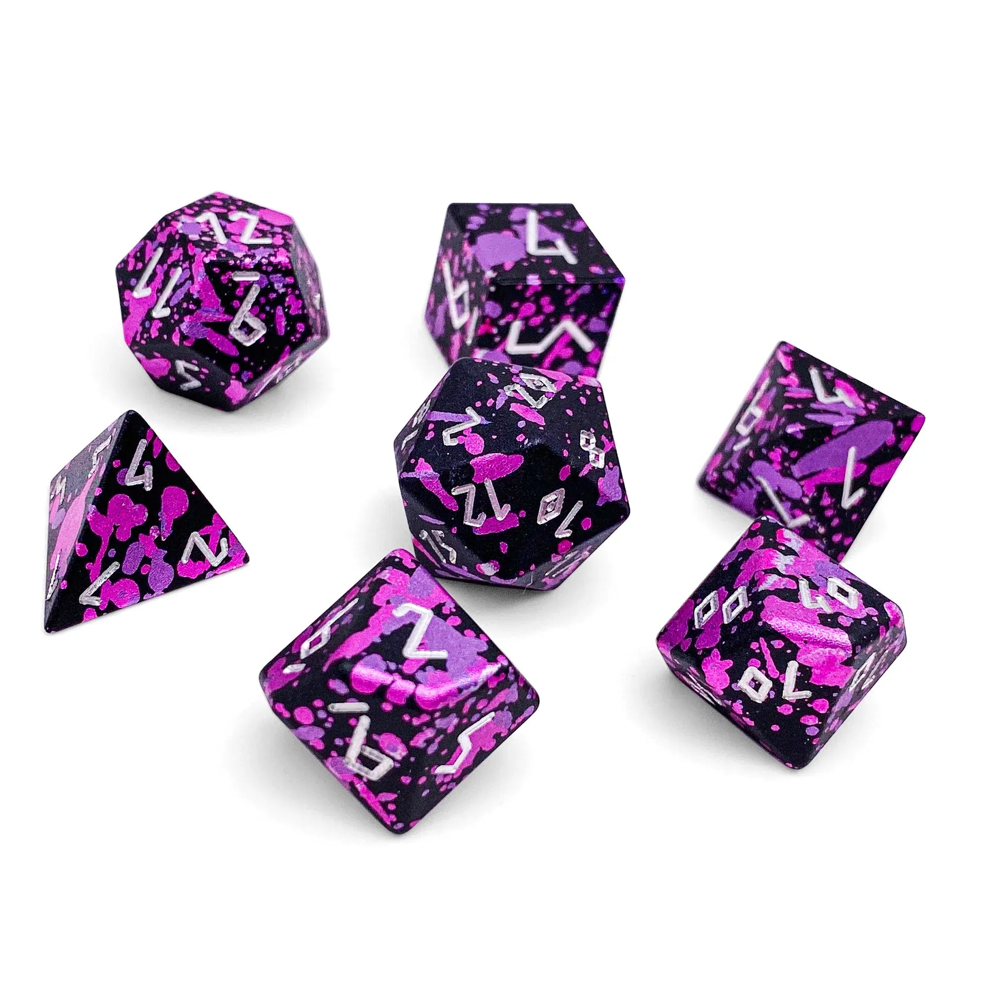 Dice - Metal Norse Foundry Conqueror's Might- 7 Piece RPG Set 6063 Aluminum Wondorous Dice