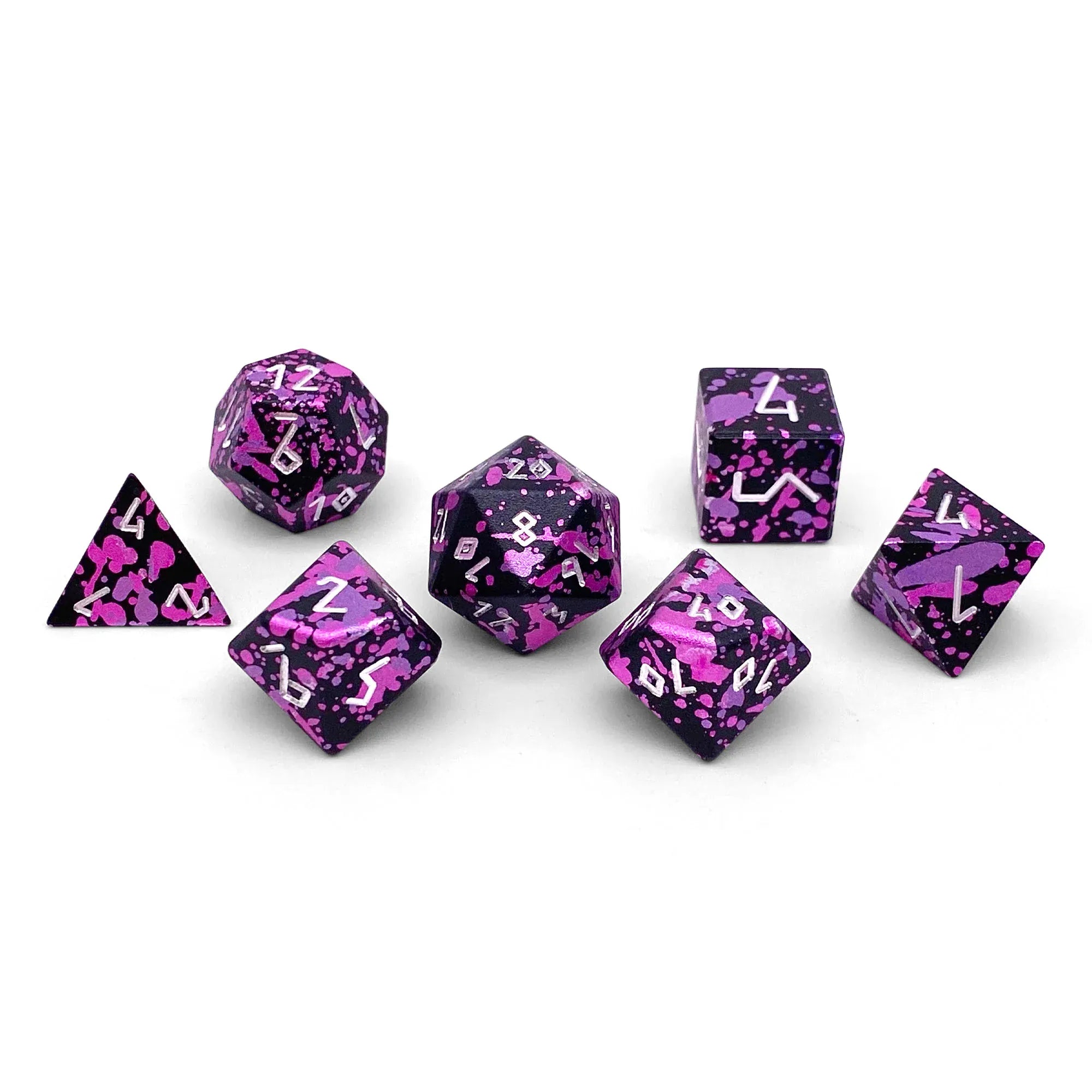 Dice - Metal Norse Foundry Conqueror's Might- 7 Piece RPG Set 6063 Aluminum Wondorous Dice