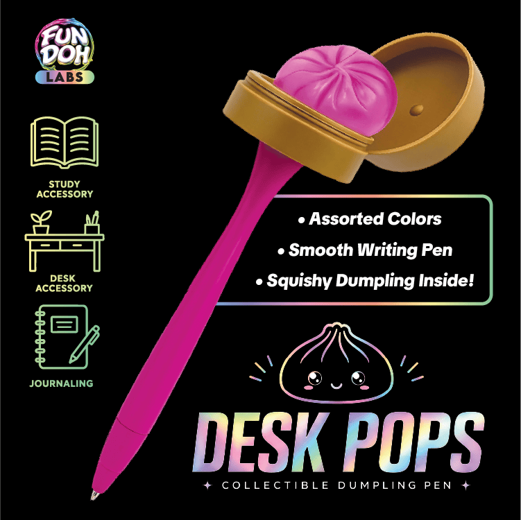 Novelty - Fidget Novelty Inc. Desk Pops Assorted Colors