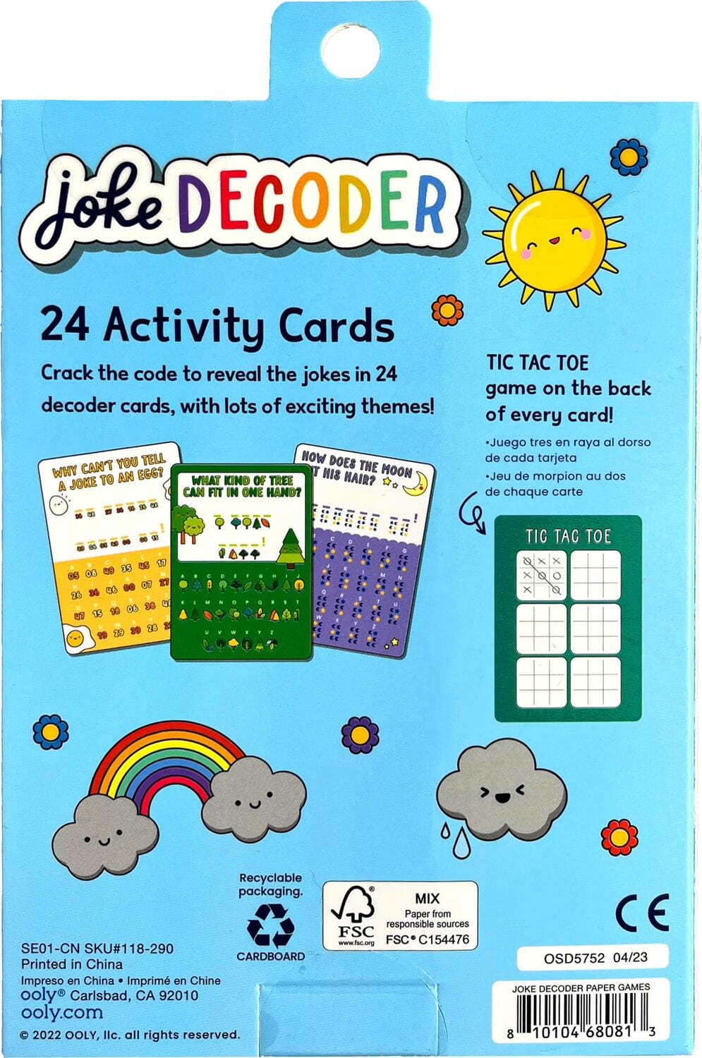 Joke Decoder Activity Cards - Saltire Games