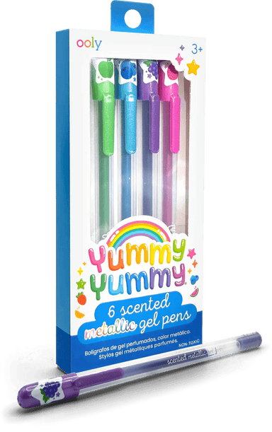 Yummy Yummy: Scented Gel Pens - Metalic - Saltire Games