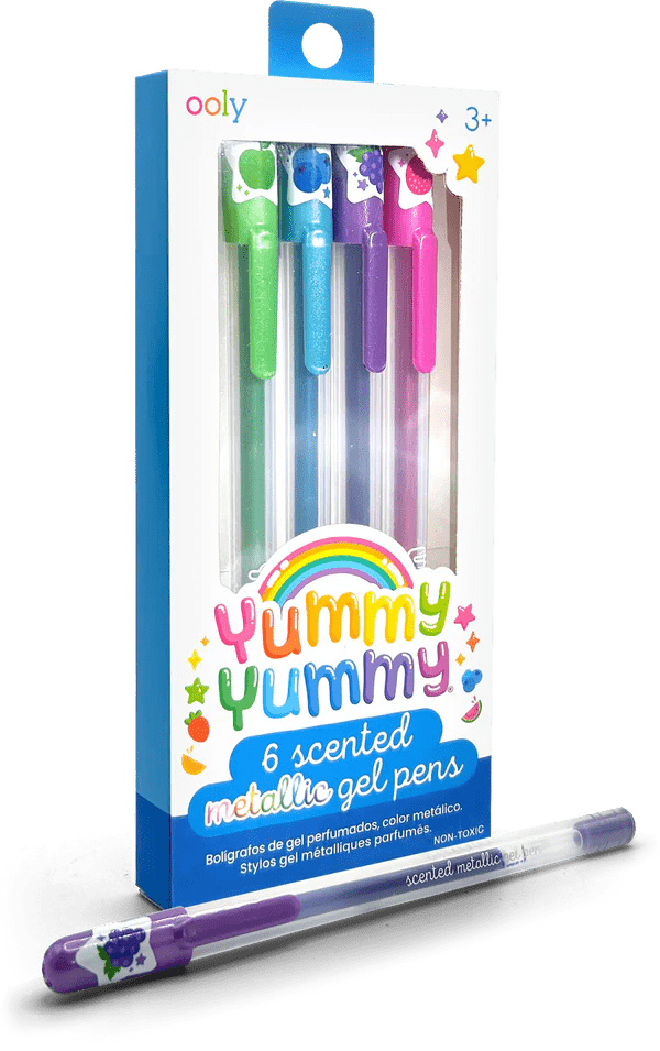 Yummy Yummy: Scented Gel Pens - Metalic - Saltire Games