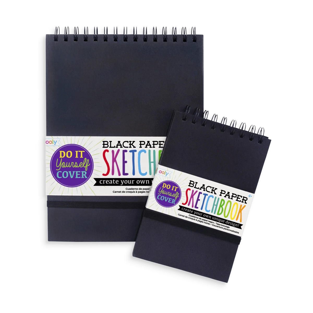 Black Paper Sketchbook (8" x 10.5") - Saltire Games