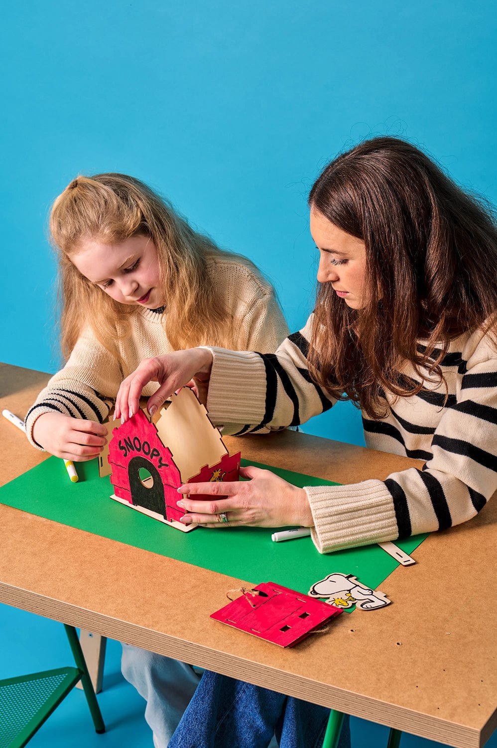 OOLY x Peanuts Color-In Wooden Birdhouse Kit - Saltire Games