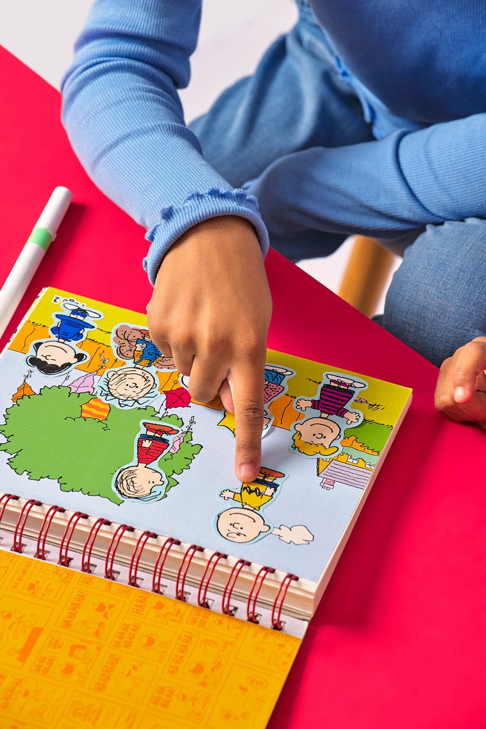 OOLY x Peanuts Coloring Activity & Sticker Kit - Saltire Games