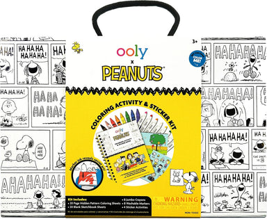 OOLY x Peanuts Coloring Activity & Sticker Kit - Saltire Games