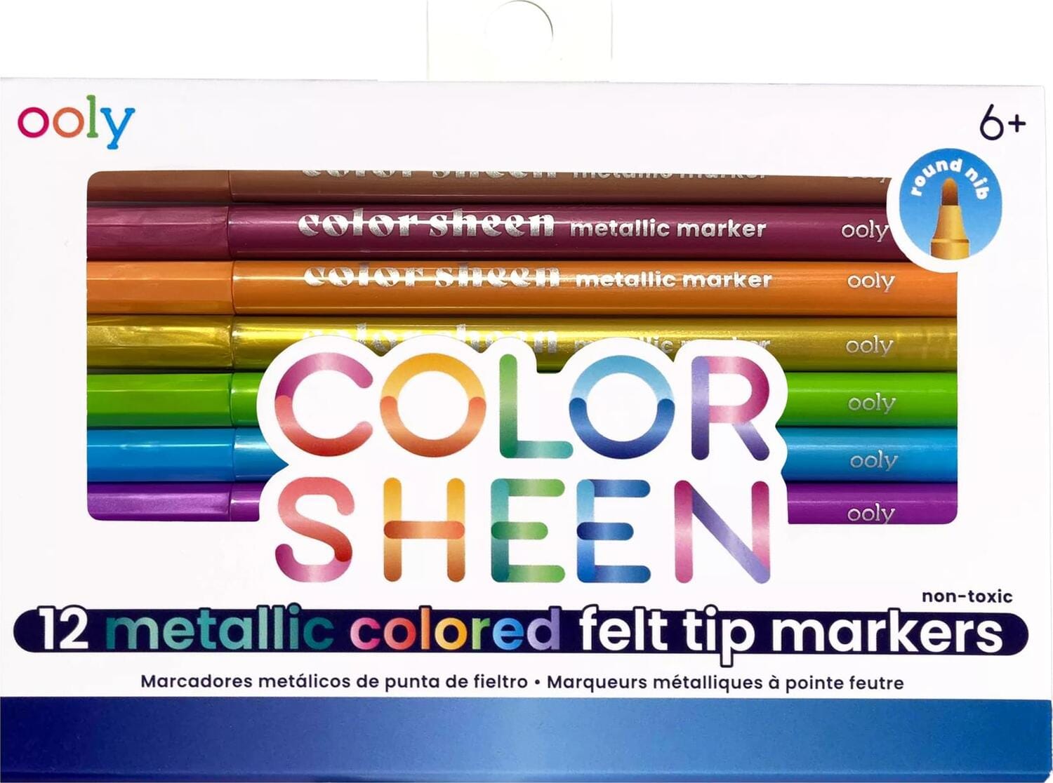 Color Sheen 12 Metallic Markers - Saltire Games