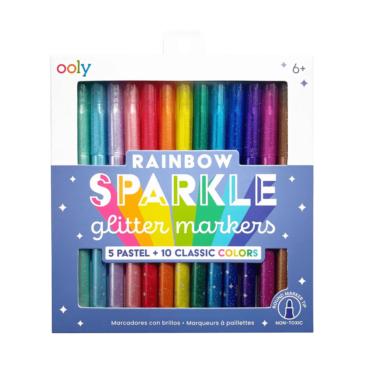 Switch-Eroo Rainbow Sparkle Glitter Markers - Saltire Games