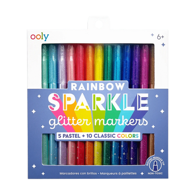 Switch-Eroo Rainbow Sparkle Glitter Markers - Saltire Games